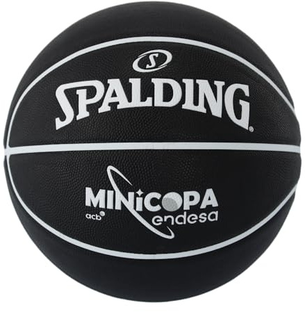 Spalding - Basketball - Limitierte Auflage Mini Cup des Königs 2024 - Offizieller ACB Basketball - Offizielle Größe (Mini Cup 2024 - Gummi, 7)
