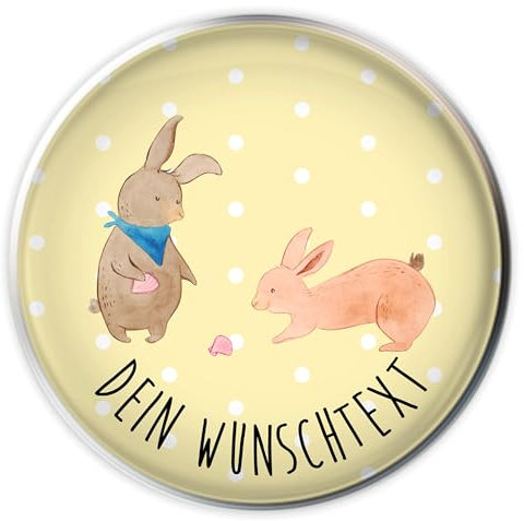 Mr. & Mrs. Panda Abfluss Stopfen Hasen Muschel - Personalisierte Geschenke, Muscheln, Freundin, BFF, Personalisierung, Selbst Gestalten, Stöpsel Waschbecken, Wunschtext, Meer, Strand, Muttertag
