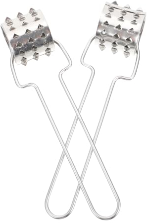 ABOOFAN 2pcs Rolling Meat Tenderizer Handheld Meat Loose Tool Pizza Hole Puncher Cooking Mallet