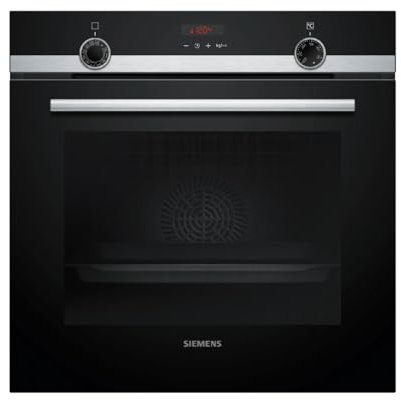 Siemens - Horno iQ300, 60 x 60 cm, Limpieza pirolítica, humidClean, cookControl, Acero Inoxidable, HB574AER3