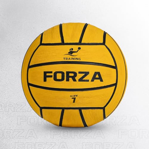FORZA Water Polo Training Ball | Durable & Impact Resistant Ball with Grip+ Technology - Suitable for All Ages (Pack of 1, Size 1)