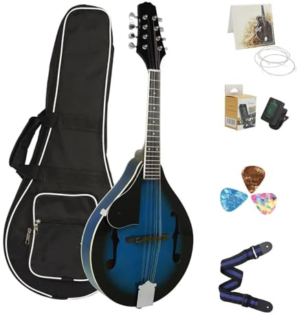 Instrument De Mandoline Professionnel Instrument De Musique Mandoline Instrument À Cordes Classique Léger(Set)