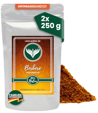 Azafran Berbere Gewürz Barbare äthiopische Mischung 500g | Feurig-würzig nach äthiopischer Art