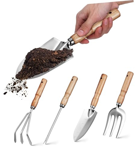 Toyvian Outils de Jardinage avec Truelle Pelles et Outils pour Jardin Extérieur pour Jardiniers