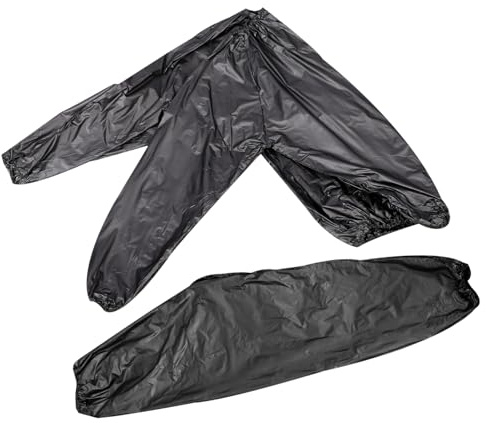 Toyvian Pantalones Deportivos y Sudadera de Fibra de Polietileno Conjunto de Sauna Térmico Ajuste Cómodo y Acelerador Deportivo para Adultos Adecuado para Gimnasio y Casa