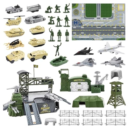 Soldaten-Figuren für | Lernspielfahrzeuge – Soldaten Spielzeug Actionfiguren – für Bau Geburtstag Weihnachten Party Urlaub Spiel Outdoor Indoor
