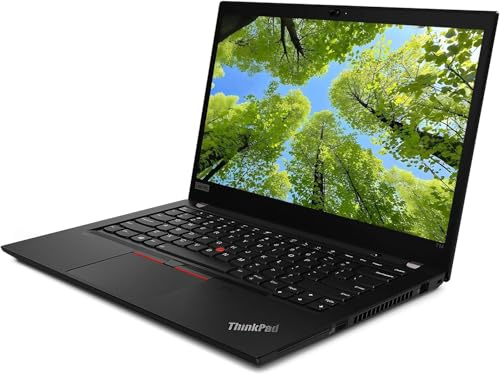 Lenovo ThinkPad T14 Ordinateur Portable Win11 Pro, 14in FHD(1920x1080) Ordinateur T14, 10th processeur, 16 Go de RAM, 512 Go SSD, HDMI, Clavier QWERTY (reconditionné)