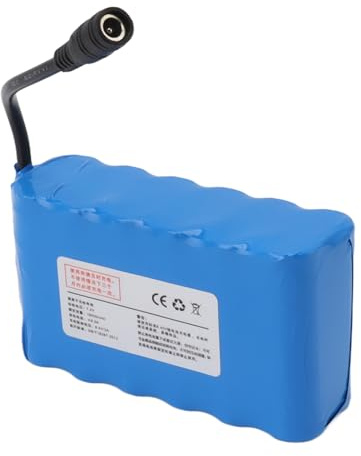 POENVFPO RC-Nistbootbatterie, 7,4 V 18000 MAh Lithiumbatterie für RC-Angelköderboote und Ferngesteuerte Modelle, mit Ausgewogener Aufladung und Leichtem Design