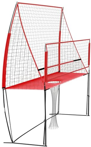 Volleyball Trainingsnetz & Rebounder, 3-in-1-Volleyballnetz, Trainingsnetz, verstellbare Höhe 198-240cm, Volleyball-Netz, Volleyball-Rebounder für Aufschlag, Dunking