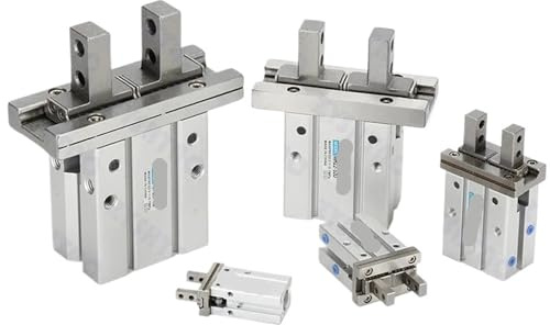 MHZ2-10D 16D 20D 25D 6D Doppeltwirkend Luftgreifer Pneumatischer Fingerzylinder Typ Aluminiumklemmen Bohrung 10-40mm Greifen MHZ2-16D(Dust cover MHZ2-10)