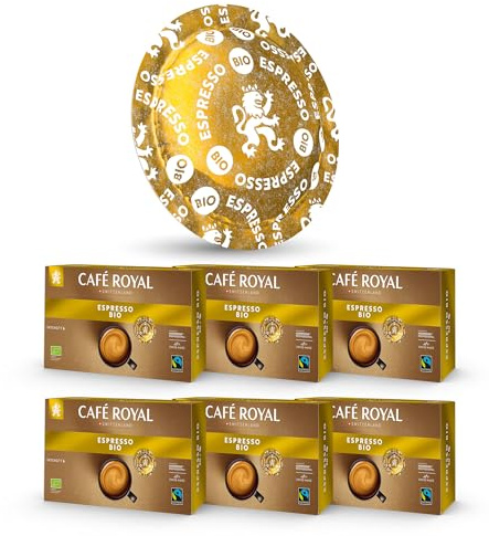 Café en Dosettes - Café Royal Pro | 6 x 50 - Compatibles avec les Machines à café Nespresso®* Professional - Saveur Espresso BIO