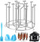 Dawdix Air Fryer Skewer Stand, Stainless Steel Grills Rack for Air Fryer, Air Fryer Rack 8QT Air Fryer Accessories Barbecue Skewers Rack, for Home, Kitchen, Cooking, BBQ, Vegetable, Meat
