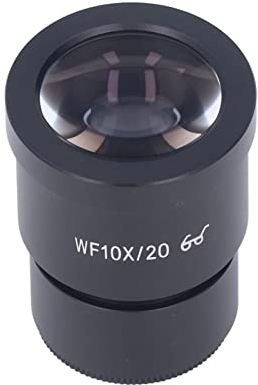 Mikroskopobjektiv WF10X/20 Labor-Stereomikroskopobjektiv, 30-mm-Schnittstelle, Hoher Augenpunkt, Weitwinkelokular
