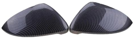 SKINII Spiegelkappen Für VW Für Golf 7 Für MK7 MK7.5 R Für GTI 2014-2019 Rückspiegel Flügel Abdeckung Kappe Außentür Rückansicht Fall Trim Rückspiegel Abdeckung(Color:Kohlenstoff)