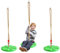 Aszaui Altalena per Bambini,Altalena da Giardino per Bambini,Corda per Altalena da Arrampicata,Altalena per Interni ed Esterni, Infantil,Arrampicata per Bambini Fino a 150kg (Verde)