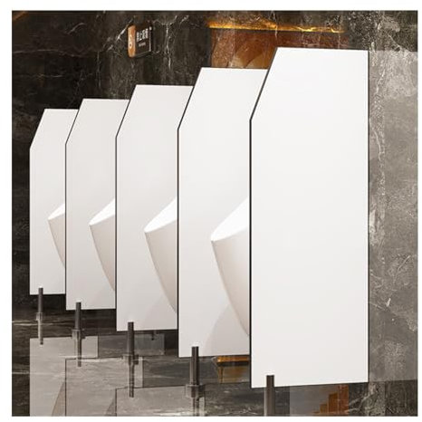 Urinaltrennwand, Urinaltrennwand mit Toilettensieb, öffentliche Toilettentrennwand, bodenstehende Urinaltrennwand aus Holz für Herren, Toilettenerweiterung für Schulen für Einkaufszentren un
