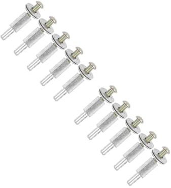 DIYEAH 2 Ensembles Bielle Polisseuses Pièce Jointe Touret À Polir Meuleuse D'angle Brossé Metallique Meuleuses D'angle Tige De Meule Shanks De Roue De Polissage Le Fer Silver 5 Pièces * 2