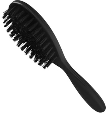 SOIMISS Männer Bartbürste mit Weichen Borsten Pflegebürste für Haare und Bart Nackenbürste Haarmassagebürste Ergonomischer Griff Kleiner und Leichter für Unterwegs