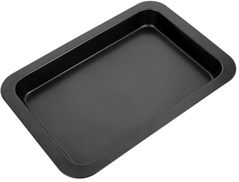 FONDOTIN Moule Rectangle Acier Antiadhésif pour Pâtisserie et Cuisson Plat Four Polyvalent pour Gâteaux Pains Biscuits et Légumes Adapté Four Domestique et Professionnel