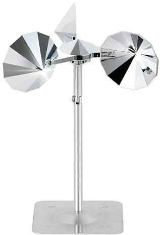 OFFO Effaroucheur Oiseaux Réflexion à 360°,Anti Pigeons pour Balcon,Moulin a Vent Anti Pigeon Réfléchissant,Repulsif Pigeon avec Base en Aluminium,pour Jardin,Toit,Balcon,2 Pièces