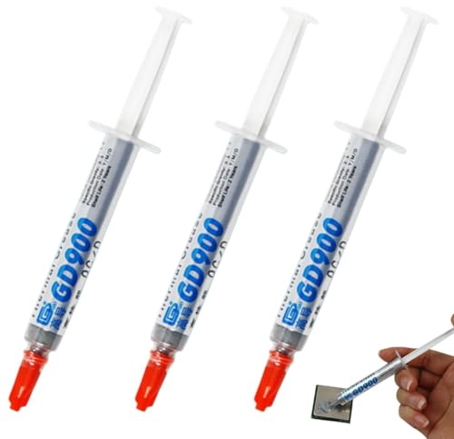3PCS Thermal Paste for CPU,High-Performance Thermal Paste for PC Parts, Thermal Compound Paste Heatsink,Efficient Thermal Grease for All Processors,Thermal Grease with High Thermal Conductivity