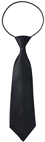 Miobo slips barn pojkar med flexibelt gummiband, svart, XS