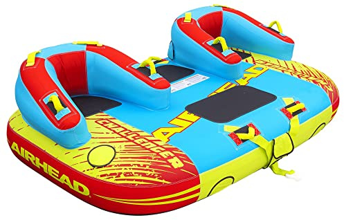 AIRHEAD CHALLENGER 1-3 Rider, Towable Tube for Boating