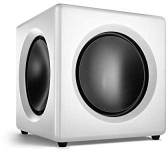 Wavemaster Fusion Caisson de basses actif avec amplificateur de classe D (125 W) Blanc mat (Soft White)