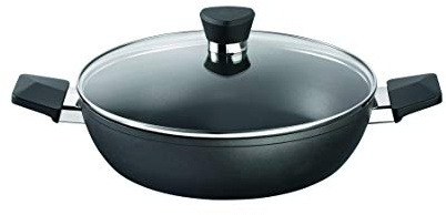 Rohe Germany Henry 220291-28 Serving Pan with Lid Diameter 28 cm Aluminium