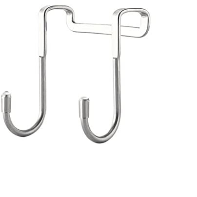 caihuashopping Hakenleiste Kleiderbügel 304 Edelstahl Tür Zurück Haken S-Form Küche Bad Hut Handtuch Mantel Lageraufhänger Kleinhaken kleiderhaken