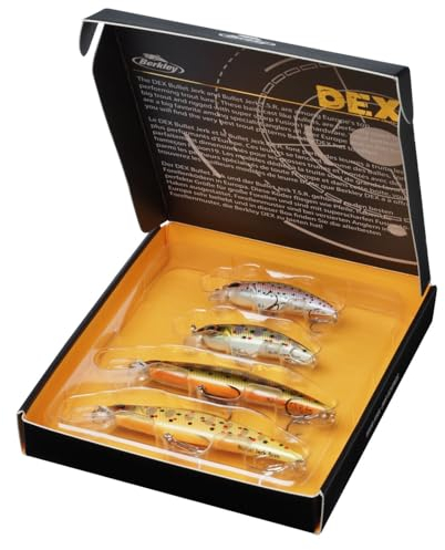 Berkley DEX Bullet Jerk Trout Colors Box - Geschenkbox Forelle, Geschenk für Angler, Überraschungsbox