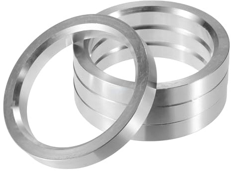 QUARKZMAN 4 Piezas Anillos Centradores de Aleación de Aluminio de 75 mm de Diámetro Exterior a 60.1 mm de Diámetro Interior para Cubos de Rueda de Coche