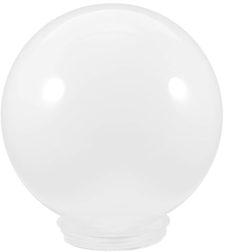 HOLIDYOYO Lampada Sferica Acrilico Con Attacco Vite Paralume Da Esterno Resistente e Decorativo Per e Ambienti Esterni Facile Da Installare e Riutilizzabile