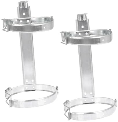 IWOWHERO Universelle Feuerlöscherhalterung Aus Eisen 3/4 Kg Wandmontierbarer Halter Ohne Schrauben Schwerlast Feuerlöscherhaken Für LKW Boot Sicherheitszubehör