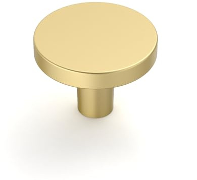 Amerdeco 10 Stück Möbelknöpfe Schrankknöpfe gold Schubladenknöpfe Knauf Für Schrank Türknauf Kommodenknöpfe Schrankknöpfe UK0065