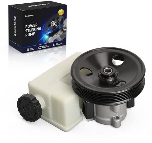 Loautong Power Steering Pump with Pulley, for Jeep Liberty 2002-2006 for V6-3.7L Only, OE 20-64610