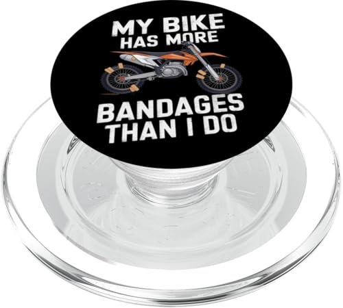 Mon vélo a plus de bandages que je n'en fais sur un vélo tout-terrain PopSockets PopGrip pour MagSafe