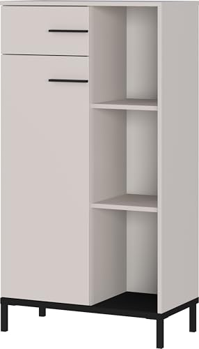 Germania Armoire à dossiers 2235-572 GW-Rovigo, en Cachemire, la Porte ne Ferme Que Les 2/3 de l'armoire, 64 x 120 x 34 cm (LxHxP)