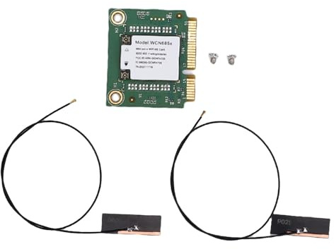 Topiky Tarjeta WiFi 6E PCIe WiFi para Escritorio, Tarjeta de Red Inalámbrica PCIe WiFi con Bluetooth, Tarjeta Inalámbrica Tri Band WiFi 6E con Antenas OFDMA MU MIMO, Adaptador de Red