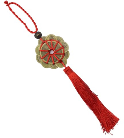 Riven Amuleto de la suerte, monedas de Feng Shui, I Ching, protección y prosperidad