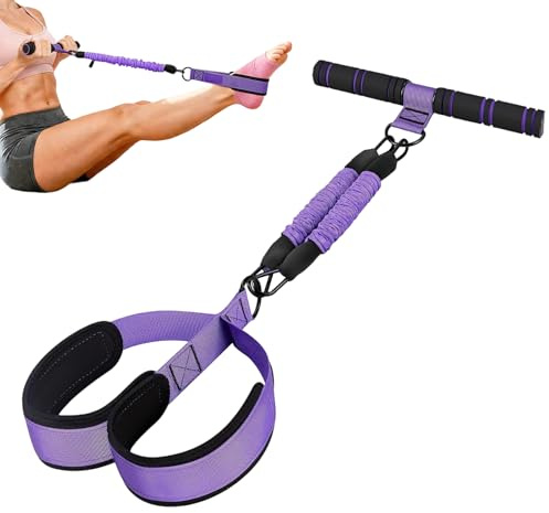 Banda de resistencia para pedal multifuncional, cuerda elástica para entrenamiento de piernas y brazos, para estiramiento corporal, yoga, fitness, entrenamiento, gimnasio