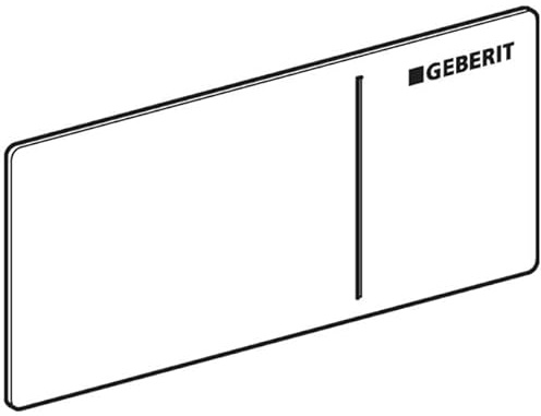remt flush act type 70 glass blackActuator plate for Geberit remote flush actuation type 70: black glass