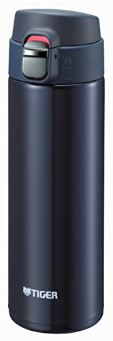 Tiger MMJ-AO48-KA Mini-bouteille pour eau en acier, Saharamagu Lightweight (Dream Gravity), bleu noir