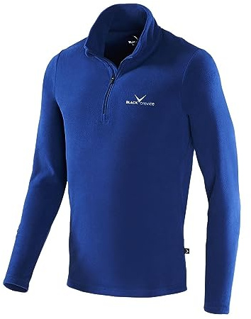 Black Crevice herr fleece-funktionsrolli Blau (blue - blue/silver) L (Herstellergröße: 52)