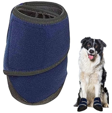 Healers PetCare Medical Dog Boot – Protective Dog Bootie for Injured Paws, Wound Care & Recovery - Breathable, Non-Slip, Adjustable Strap Closure (Single Bootie) (X-Small)
