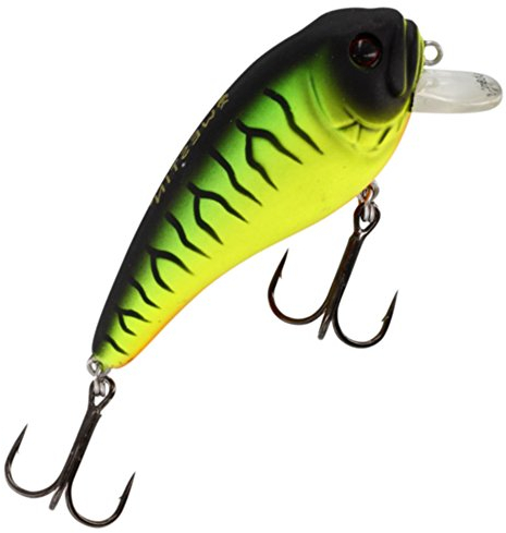 Westin Fat Bite Floating Wobbler Spinnfischen Crankbait Barsch Hecht Forelle Spinnköder Raubfische Barschköder Firetiger 5.5cm / 8g / schwimmend / 0.3-0.8m