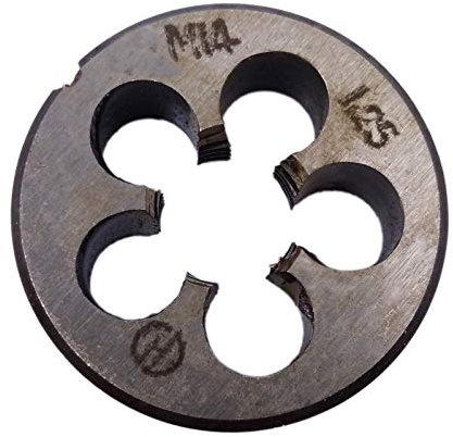 HSS Gewindeschneideisen, 14 mm x 1,25 mm, rechts, M14 x 1,25 mm