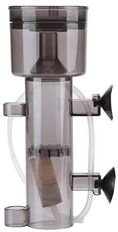 Nikou Eiweißabschäumer, Aquarium Protein Skimmer Abschäumer Oberfläche Öl Entferner Interner Wasserfilter, für Kleine Korallen Aquarium Wassertank (Ohne Luftpumpe)