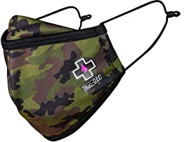 Muc-Off Wiederverwendbarer Mundschutz Kinder Dr X Camo– Maske mit Filter – Masken Mundschutz mit Verstellbaren Trägern mit Staubfilter in der Mittleren Schicht – Mundschutz Waschbar bis zu 20 Mal