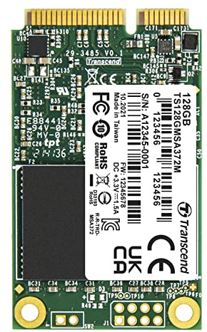Transcend Disco Rigido Marca Modello SSD MSA372M MLC 128GB mSATA III